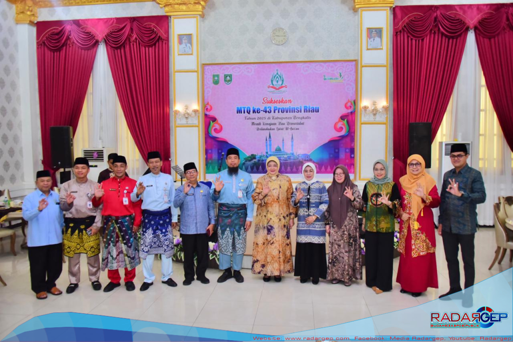Pemkab Bengkalis Lepas Isteri Menteri Agama RI Sebagai Dewan Pengawas MTQ ke-43 Riau